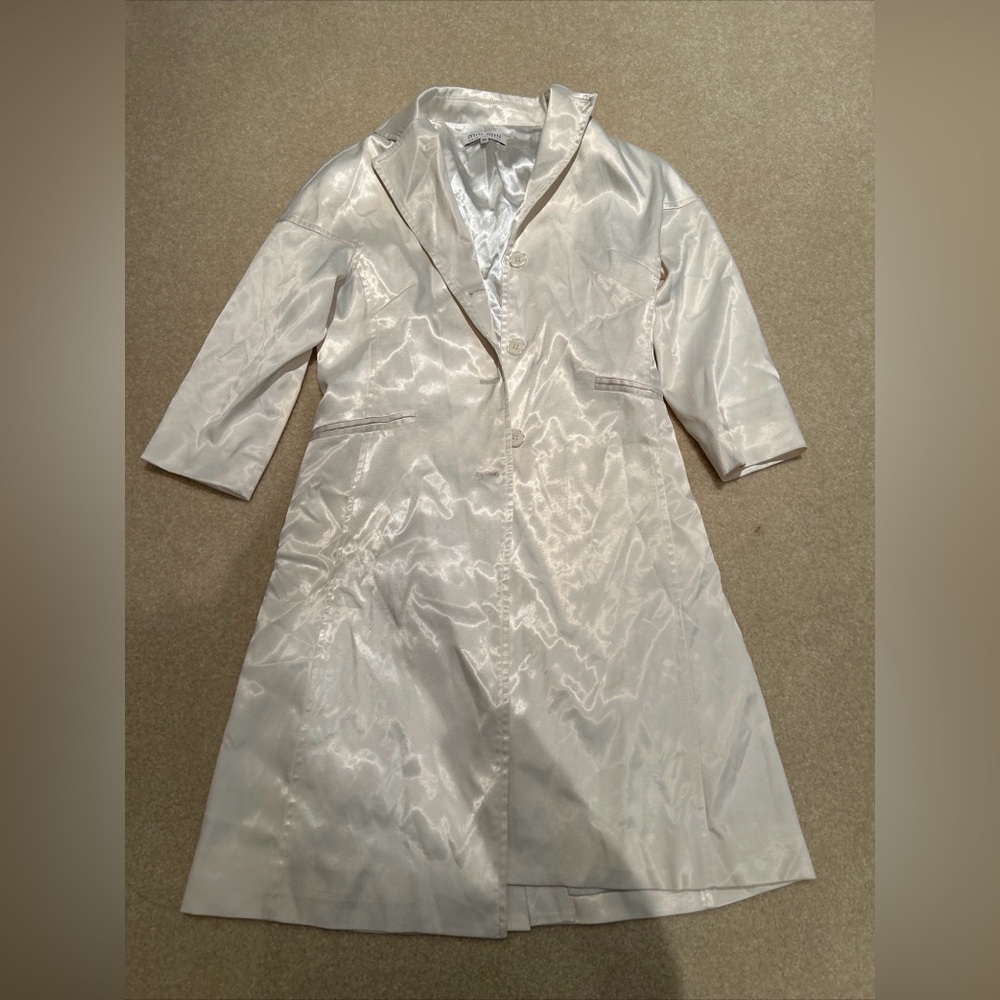 Miu Miu Vintage Ecru Coat Size 38 Women’s